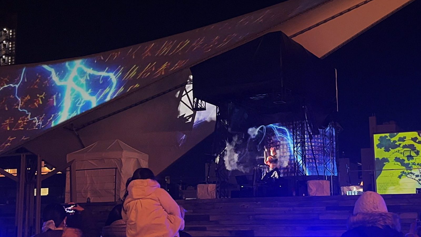 『天王洲・キャナルサイド プロジェクションマッピング HOKUSAI IMMERSIVE ART』